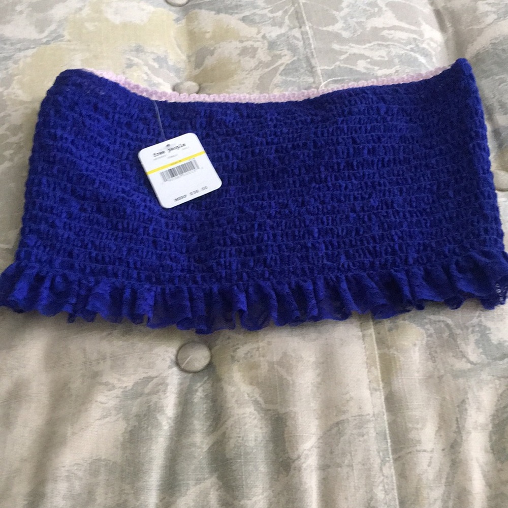 Gorgeous Blue Free People Bandeau, Medium, NWT